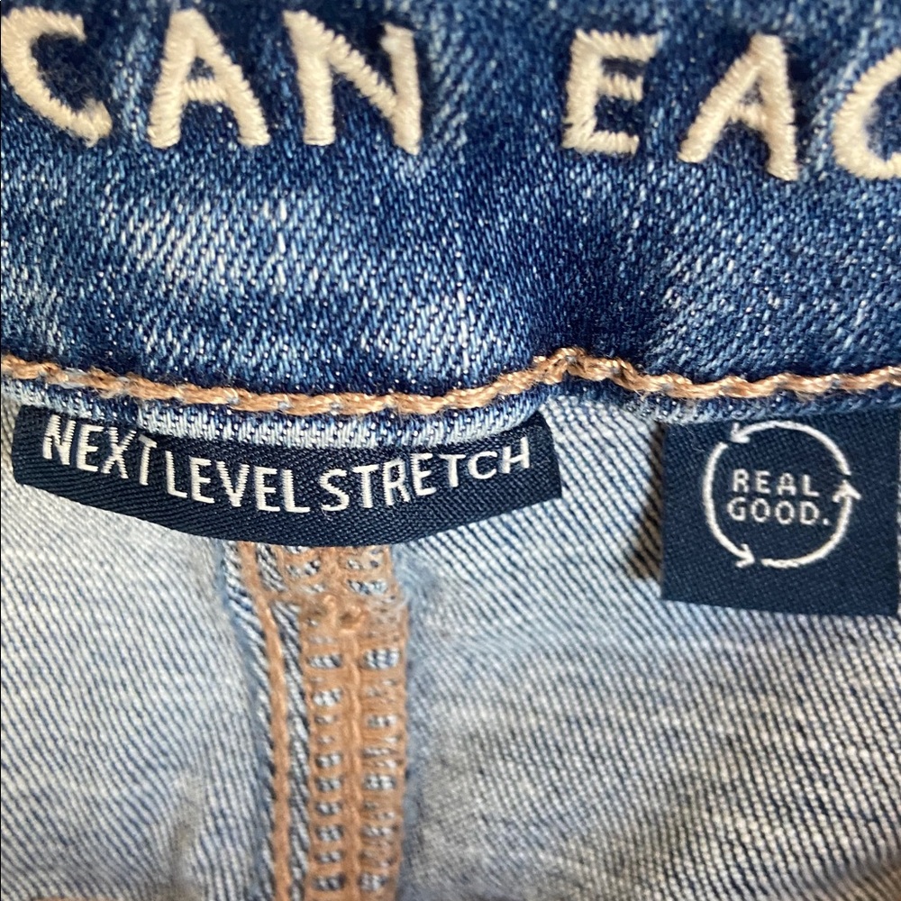 American Eagle curvy high-rise skinny kick Jean size 8 NEW - Picture 6 of 9